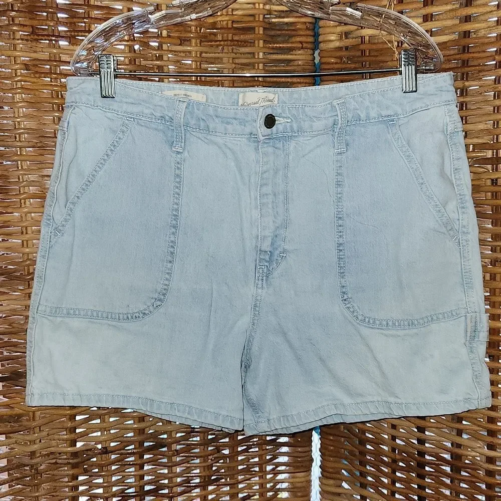 Universal Thread Highest Rise Midi Denim Shorts 14